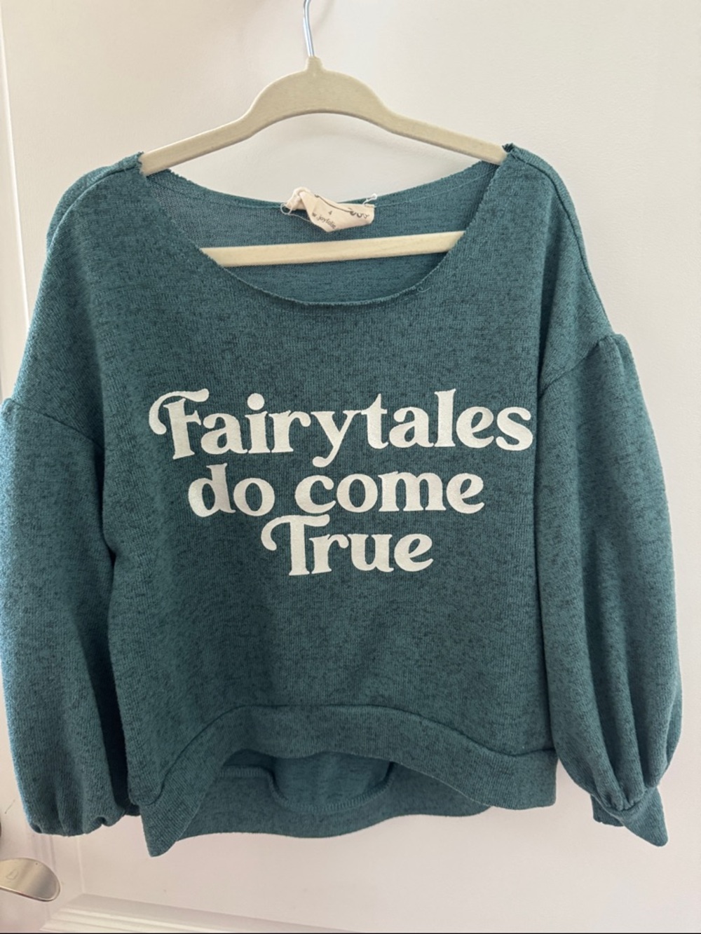 Joyfolie Juana top in Heather Deep Sea - size 4